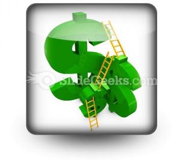 Money ladders ppt icon for ppt templates and slides s