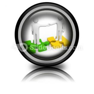 The successful agreement business powerpoint icon cc