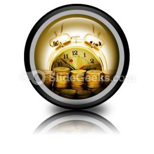 Time is money concept ppt icon for ppt templates and slides cc