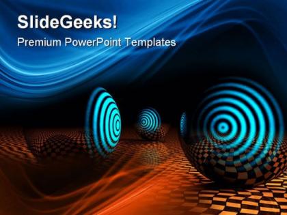 Abstract target concept shapes powerpoint templates and powerpoint backgrounds 0511