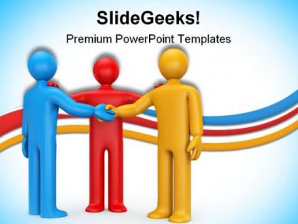 Agreement with intermediary business powerpoint templates and powerpoint backgrounds 0611