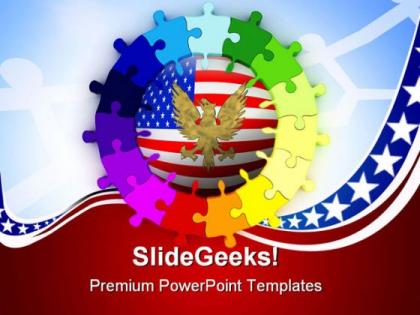 American unity global powerpoint templates and powerpoint backgrounds 0211