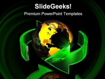 Around world global powerpoint templates and powerpoint backgrounds 0411