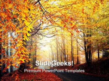 Autumn season nature powerpoint templates and powerpoint backgrounds 0311
