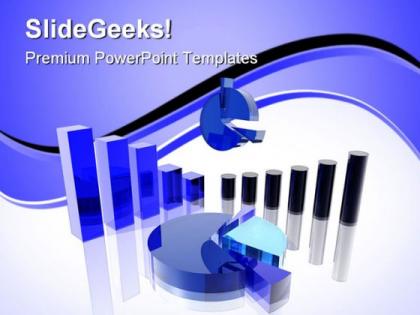 Blue charts business powerpoint templates and powerpoint backgrounds 0511