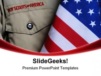 Bsa uniform americana powerpoint templates and powerpoint backgrounds 0111