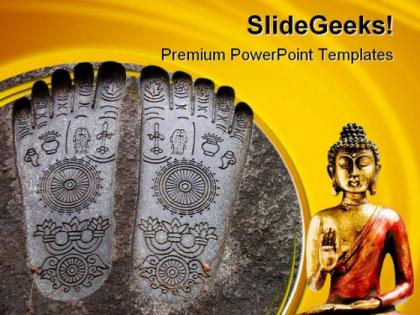 Budha religion powerpoint templates and powerpoint backgrounds 0711