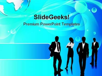 Business concept people powerpoint backgrounds and templates 0111