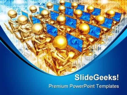 Business networking computer powerpoint templates and powerpoint backgrounds 0811