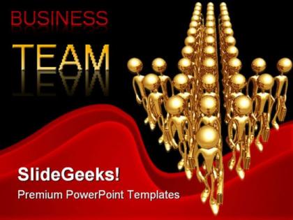Business team success powerpoint templates and powerpoint backgrounds 0611