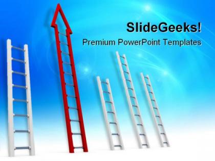 Choices ladders business powerpoint templates and powerpoint backgrounds 0611