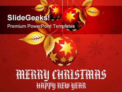 Christmas concept festival powerpoint templates and powerpoint backgrounds 0811