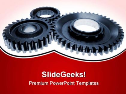 Cogs industrial powerpoint templates and powerpoint backgrounds 0611