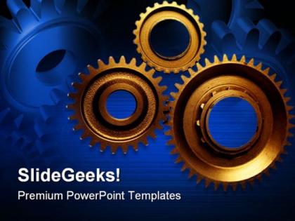 Cogwheels industrial powerpoint templates and powerpoint backgrounds 0511