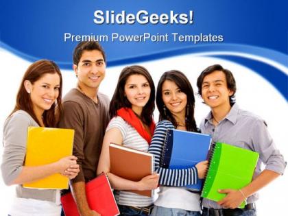 Collage01 students education powerpoint backgrounds and templates 1210