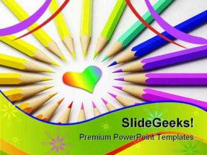 Colored pencils01 abstract powerpoint templates and powerpoint backgrounds 0911