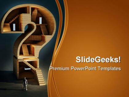 Complicated question maze business powerpoint templates and powerpoint backgrounds 0311