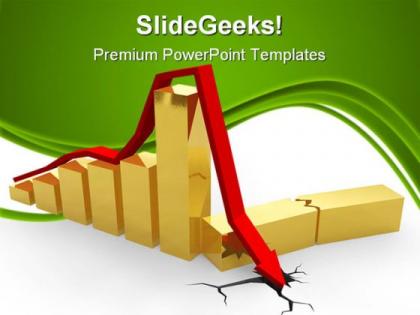 Crisis chart business powerpoint templates and powerpoint backgrounds 0511