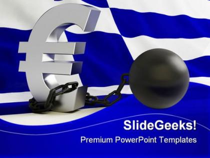 Crisis greece finance powerpoint templates and powerpoint backgrounds 0611