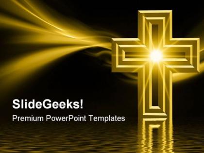 Cross01 religion powerpoint templates and powerpoint backgrounds 0211