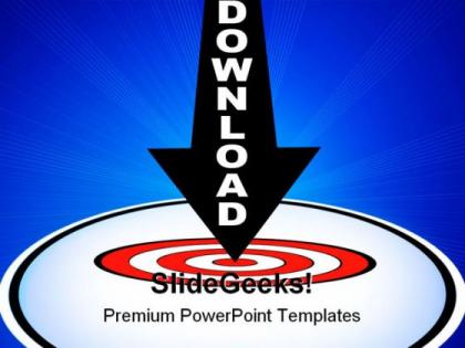 Download arrow target interent powerpoint templates and powerpoint backgrounds 0611
