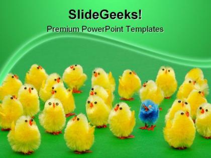 Easter chicks festival powerpoint templates and powerpoint backgrounds 0111
