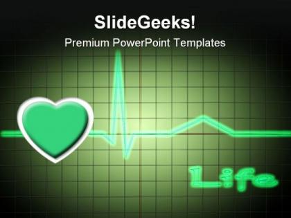 Ecg medical powerpoint templates and powerpoint backgrounds 0611