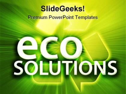 Eco solutions environment powerpoint templates and powerpoint backgrounds 0211