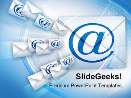 Email internet powerpoint templates and powerpoint backgrounds 0711