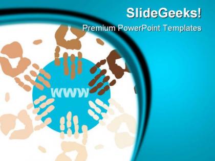 Ethnic hands www computer powerpoint templates and powerpoint backgrounds 0211