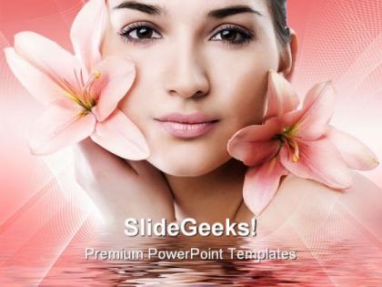 Face care beauty powerpoint templates and powerpoint backgrounds 0311