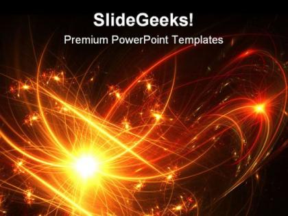 Fireworks abstract background powerpoint templates and powerpoint backgrounds 0511