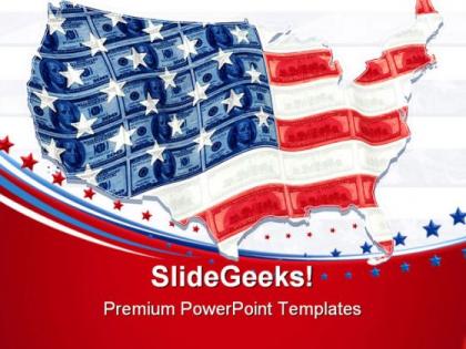 Flagcash americana powerpoint templates and powerpoint backgrounds 0711