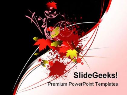 Floral background powerpoint templates and powerpoint backgrounds 0711