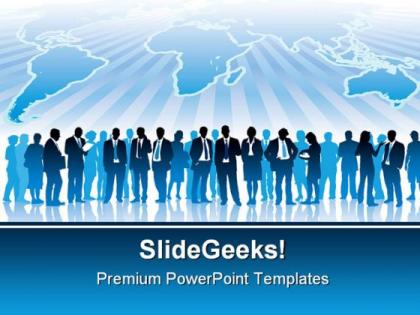 Global business communication powerpoint templates and powerpoint backgrounds 0611