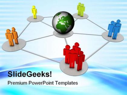 Global networking02 communication powerpoint templates and powerpoint backgrounds 0711