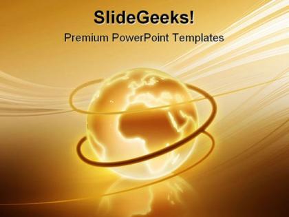 Global world globe powerpoint templates and powerpoint backgrounds 0711