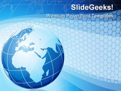 Globe abstract powerpoint templates and powerpoint backgrounds 0311