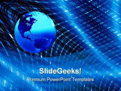 Globe abstract powerpoint templates and powerpoint backgrounds 0411