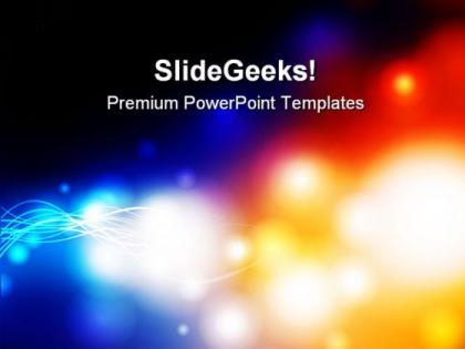 Glowing background abstract powerpoint templates and powerpoint backgrounds 0311