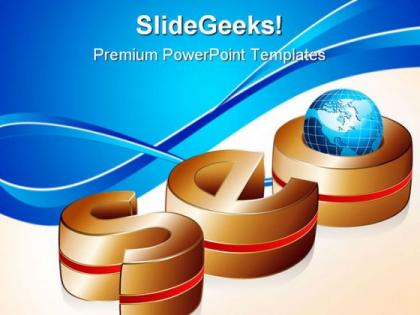 Golden seo business powerpoint templates and powerpoint backgrounds 0611