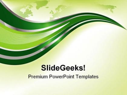 Green background powerpoint templates and powerpoint backgrounds 0811