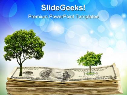 Green tree environment powerpoint templates and powerpoint backgrounds 0611