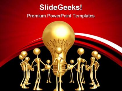 Group idea business powerpoint templates and powerpoint backgrounds 0611