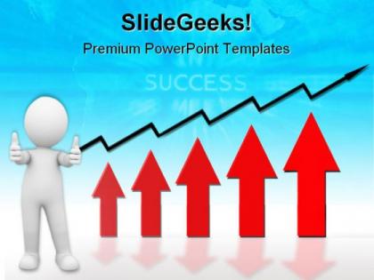 Growth graph business powerpoint templates and powerpoint backgrounds 0711