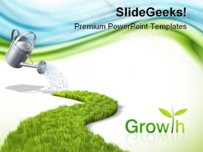 Growth nature powerpoint templates and powerpoint backgrounds 0711
