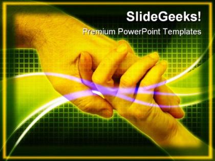 Handshake abstract powerpoint templates and powerpoint backgrounds 0411