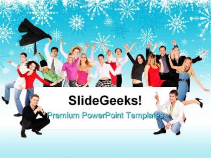 Happy people business powerpoint templates and powerpoint backgrounds 0711