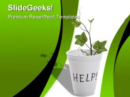 Help environment powerpoint backgrounds and templates 1210