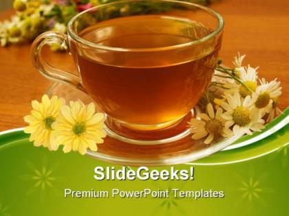 Herbal tea health powerpoint templates and powerpoint backgrounds 0611